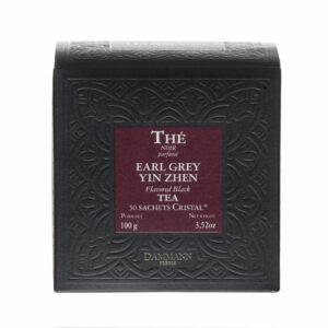 Boîte 50 sachets thé noir earl grey Dammann Frères